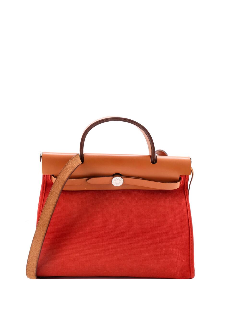 Hermes Herbag Zip Leather And Toile 31 #263585H23B